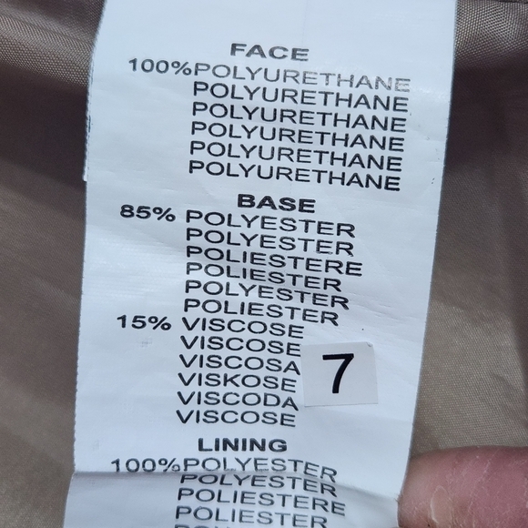 Erre DE RASO Faux Leather Snake Print Moto Jacket - Picture 11 of 11